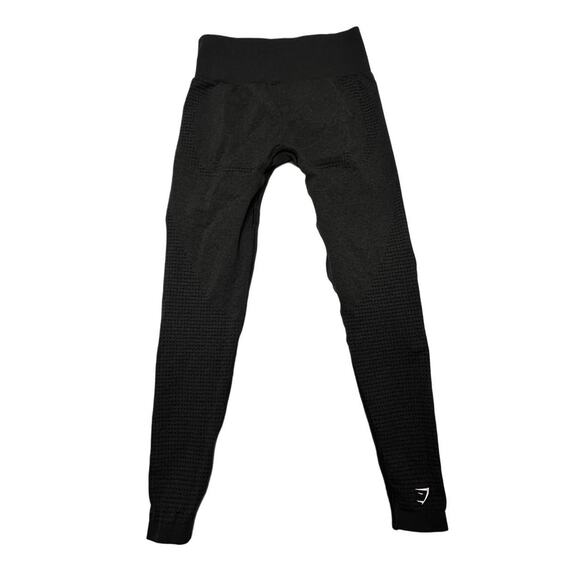 Gymshark Vital Seamless Black 2.0 Leggings Size Small - Picture 2 of 4